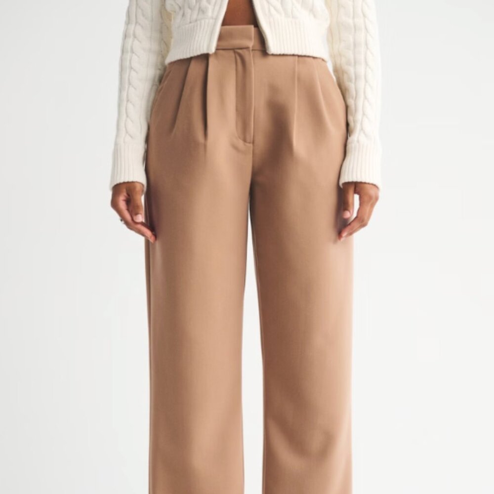A&F Sloane Tailored Wide Leg Pant - Picture 2 of 6